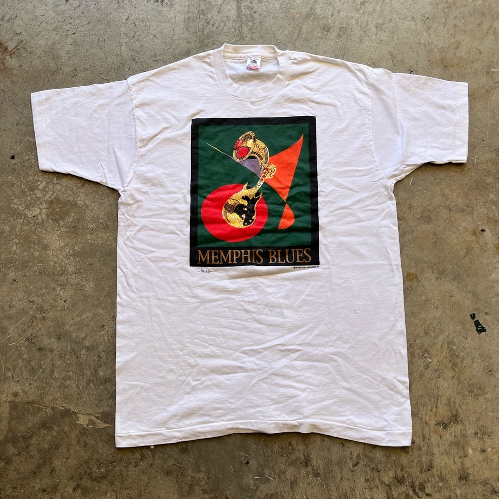 Vintage 1993 Memphis blues T shirt‼️